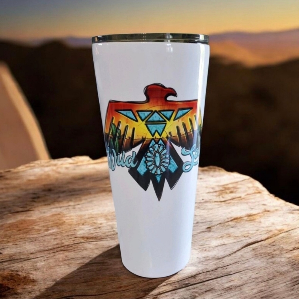 Wild Soul Thunderbird 32oz Tumbler 💜sale